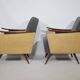 Ensemble de fauteuils français des années 1950-1960, chaises longues vintage