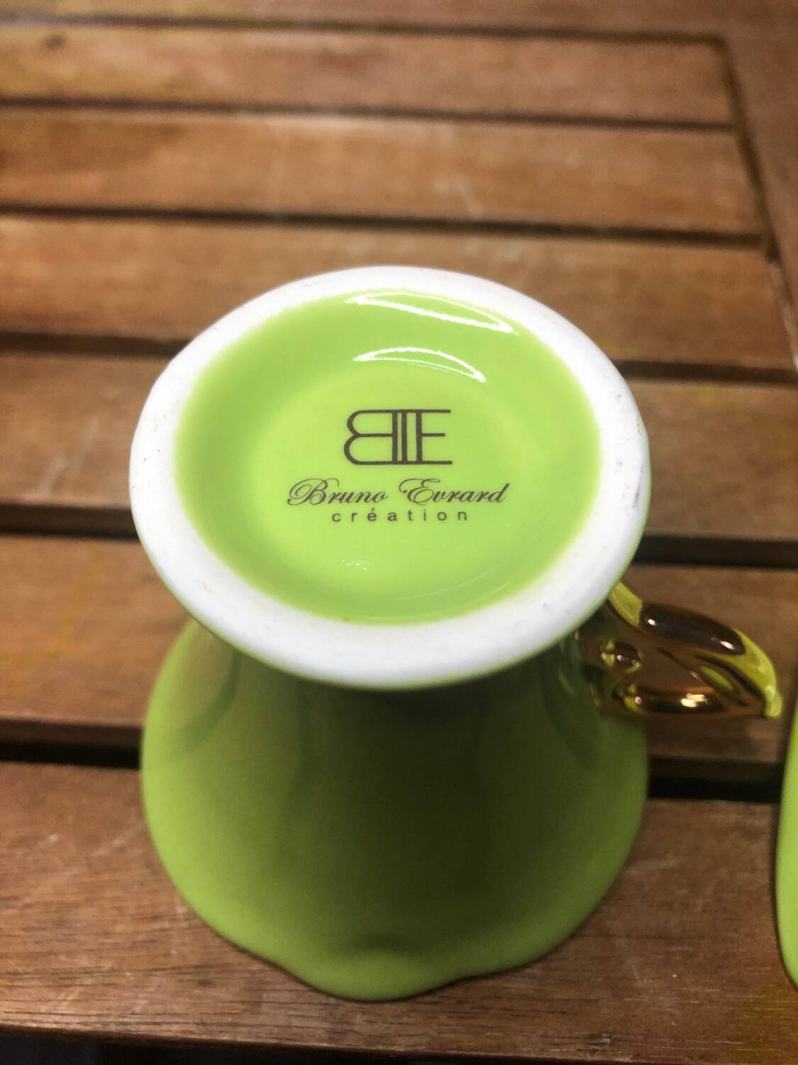 Bruno evrard ceramic coffee cups multicolor