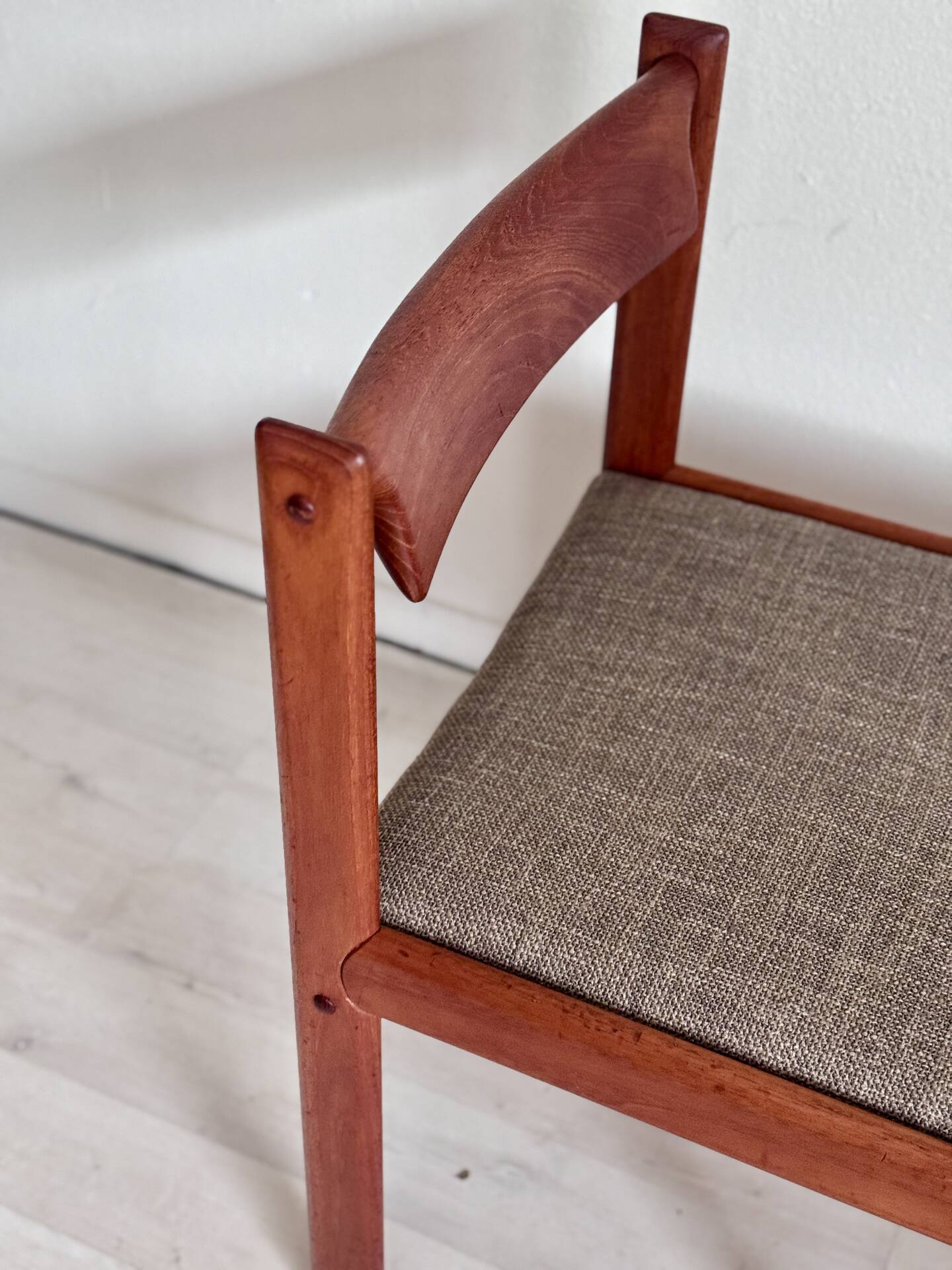 4 eetkamerstoelen H.W. Klein voor Bramin – teakhout – jaren 60