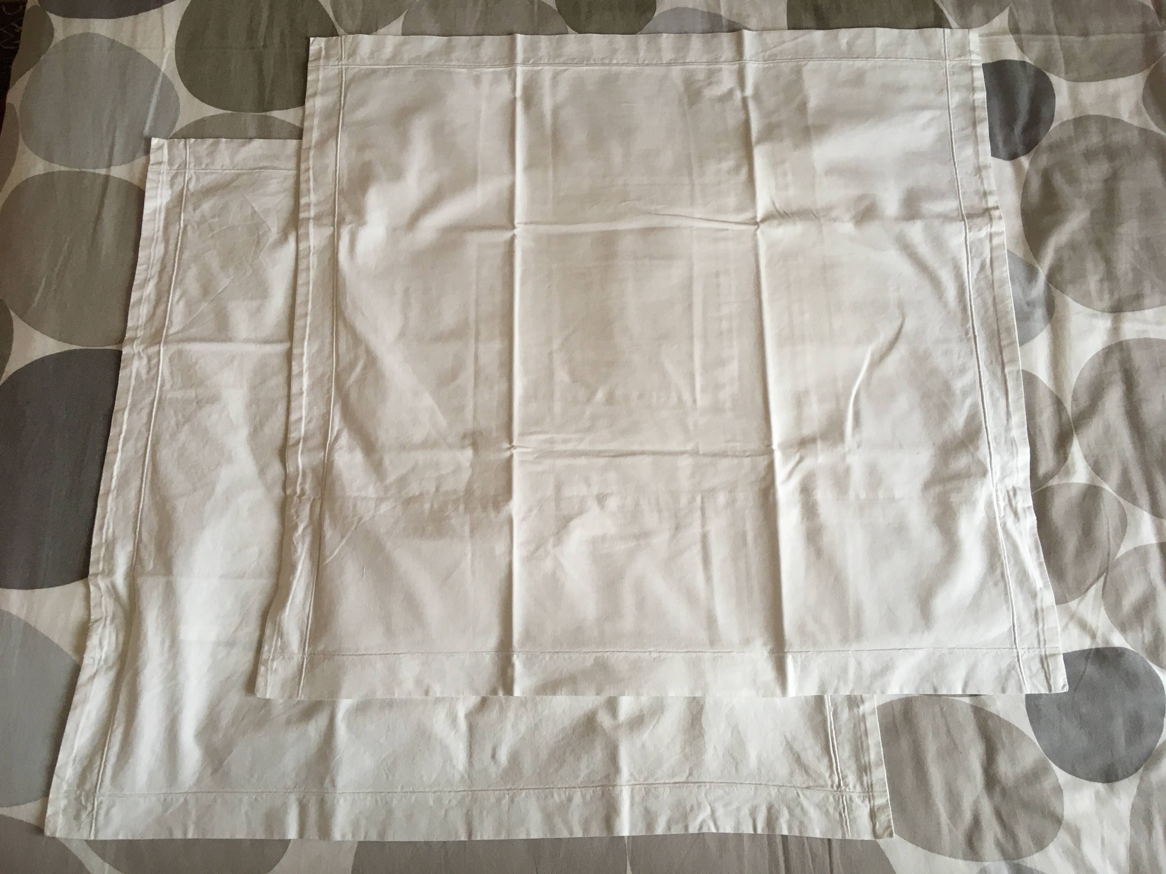 Pair of trousseau pillowcases
