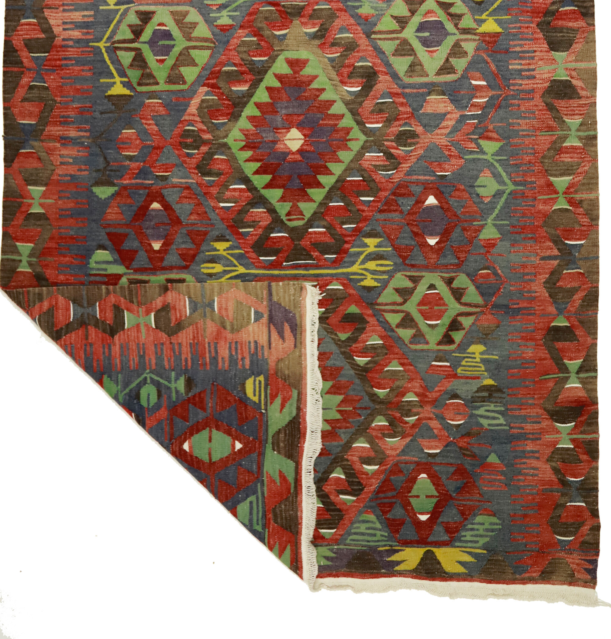 Anatolian handmade kilim rug 320 cm x 168 cm
