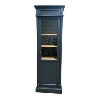 Black display cabinet
