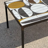 Table basse Roger Capron modèle Ellipses 1955