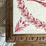 Ironstone trivet with birds