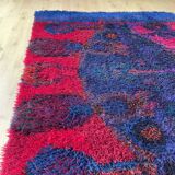 Tapis rya scandinave original par oili mäki pour finnrya oy ab, finlande