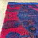 Original scandinavian rya rug by oili mäki for finnrya oy ab, finland
