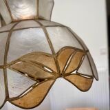 Mother-of-pearl and brass suspension