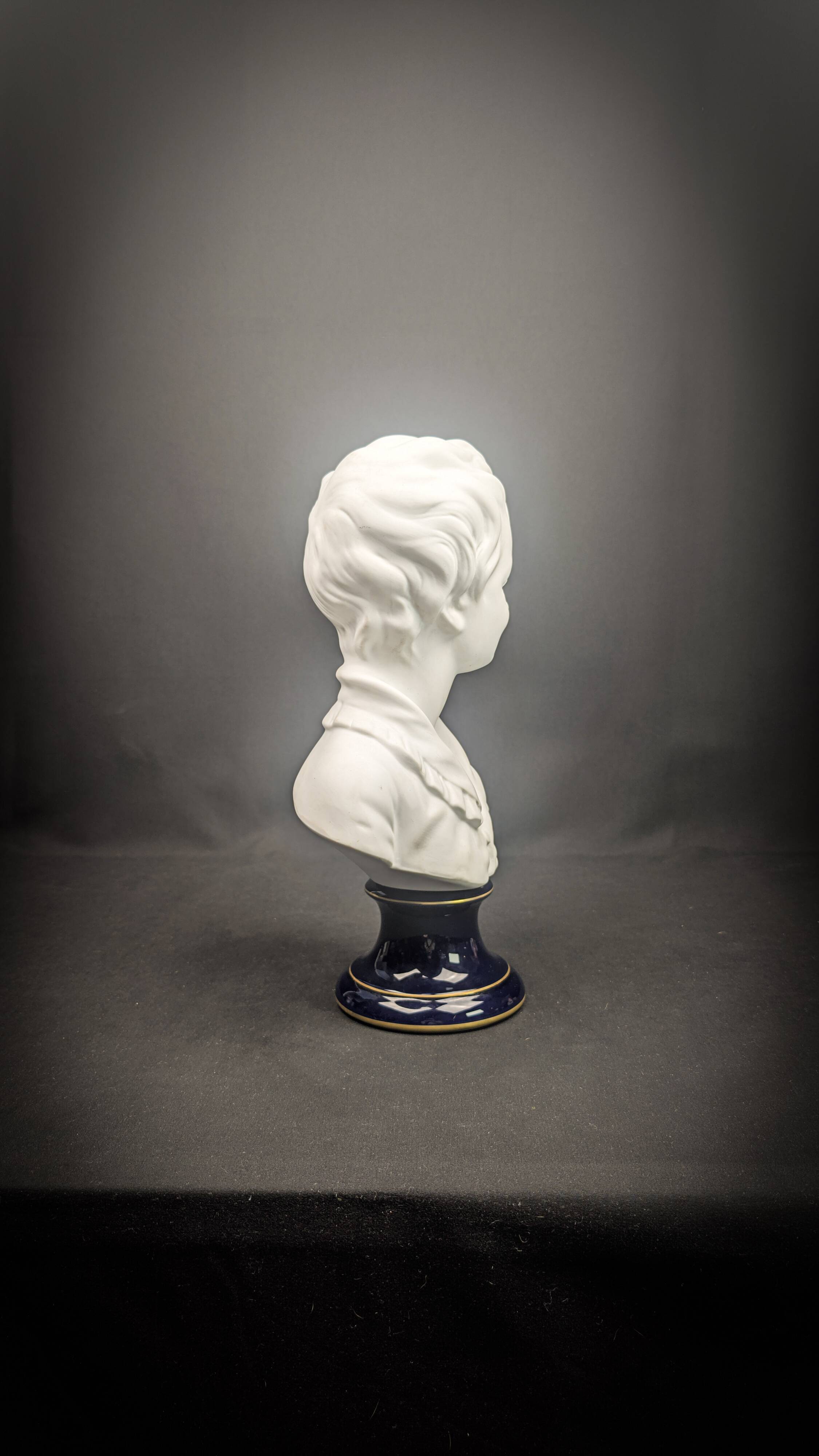 Child bust of Alexandre Brongniart, Limoges porcelain, Camille Tharaud