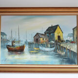 Huile sur toile d'Alan Simpson