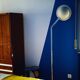 Vintage Italian Space Age Floor Lamp in Chromed Metal with "Flying Saucer" Shade