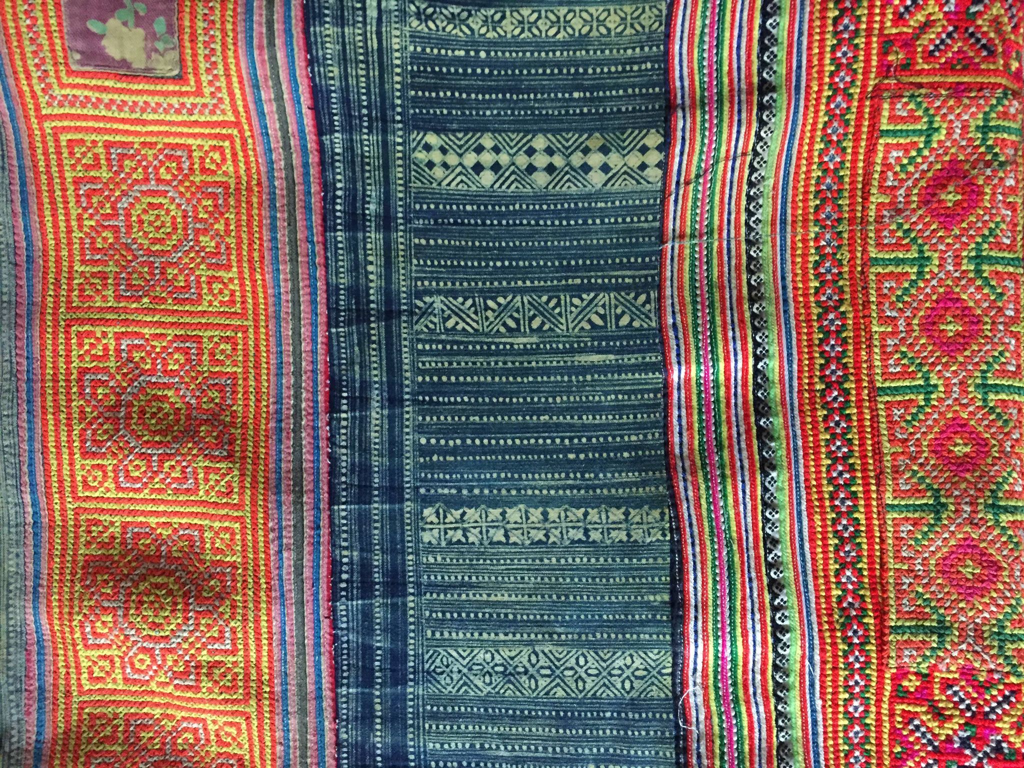Traditional Indian patchwork bed throw/sofa 140*190