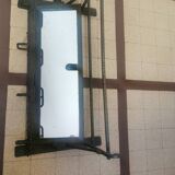 Vintage metal coat rack