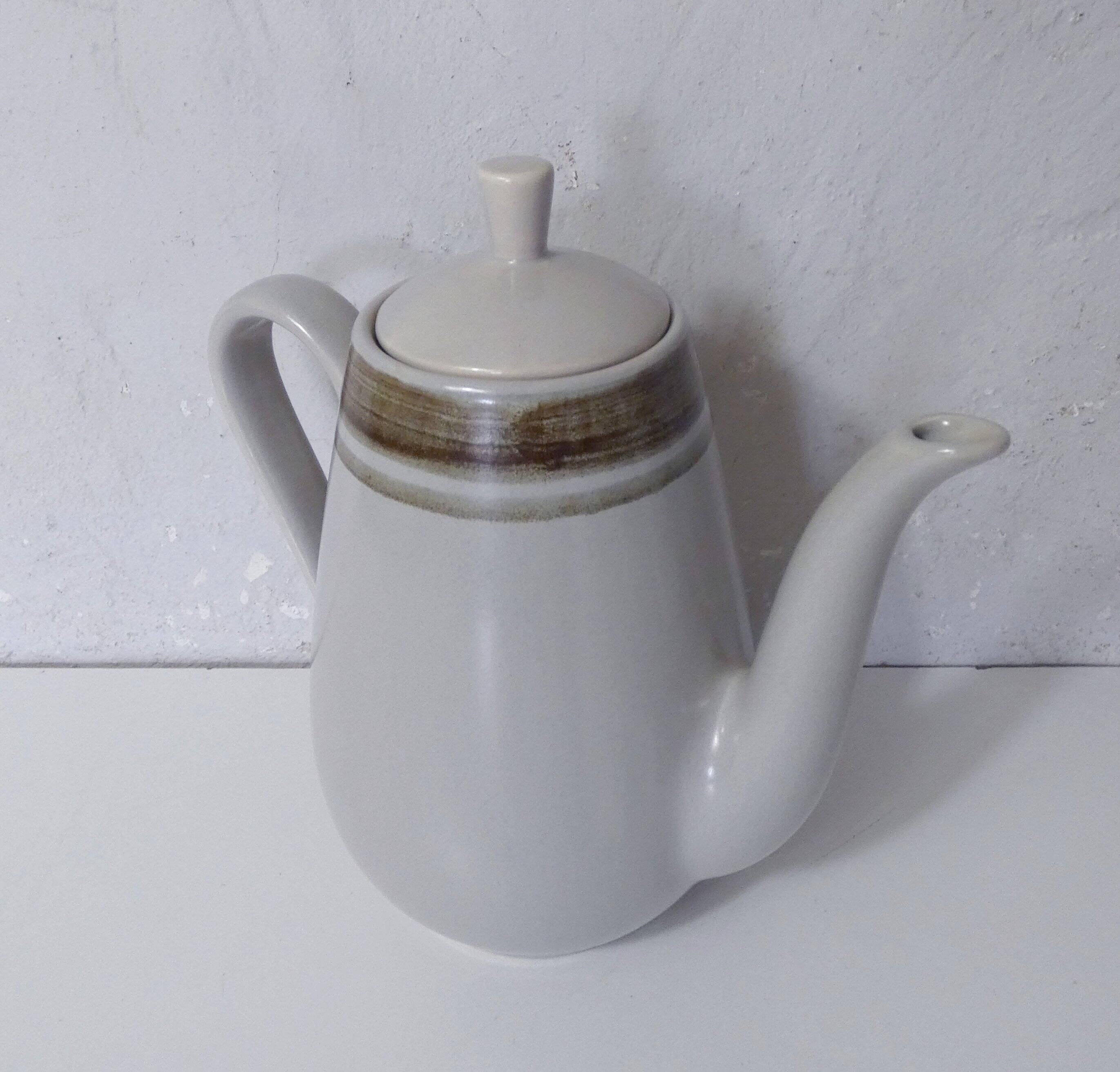 vintage stoneware teapot Longchamp