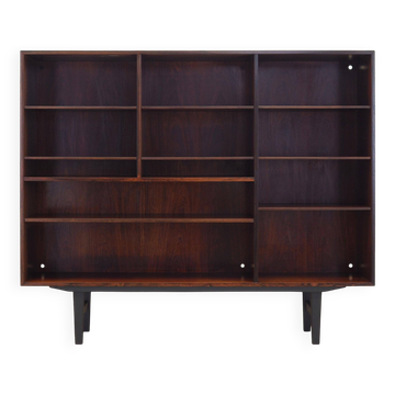 Mahogany bookcase, Danish design, 1970s, manufacturer: Omann Jun