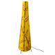 Very large sculptural vintage floor lamp in exotic tropical style.