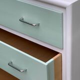 Commode pieds compas vintage 1950