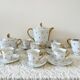 Vintage Limoges porcelain gold coffee set – 15 pieces