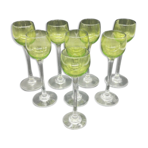 Service de 8 verres liqueur