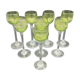 Service de 8 verres liqueur en cristal