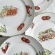 Set of 6 antique French plates