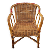Rattan armchair from 1960
