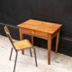Small walnut table from the 19th century.