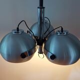 Brushed metal eye ball suspension