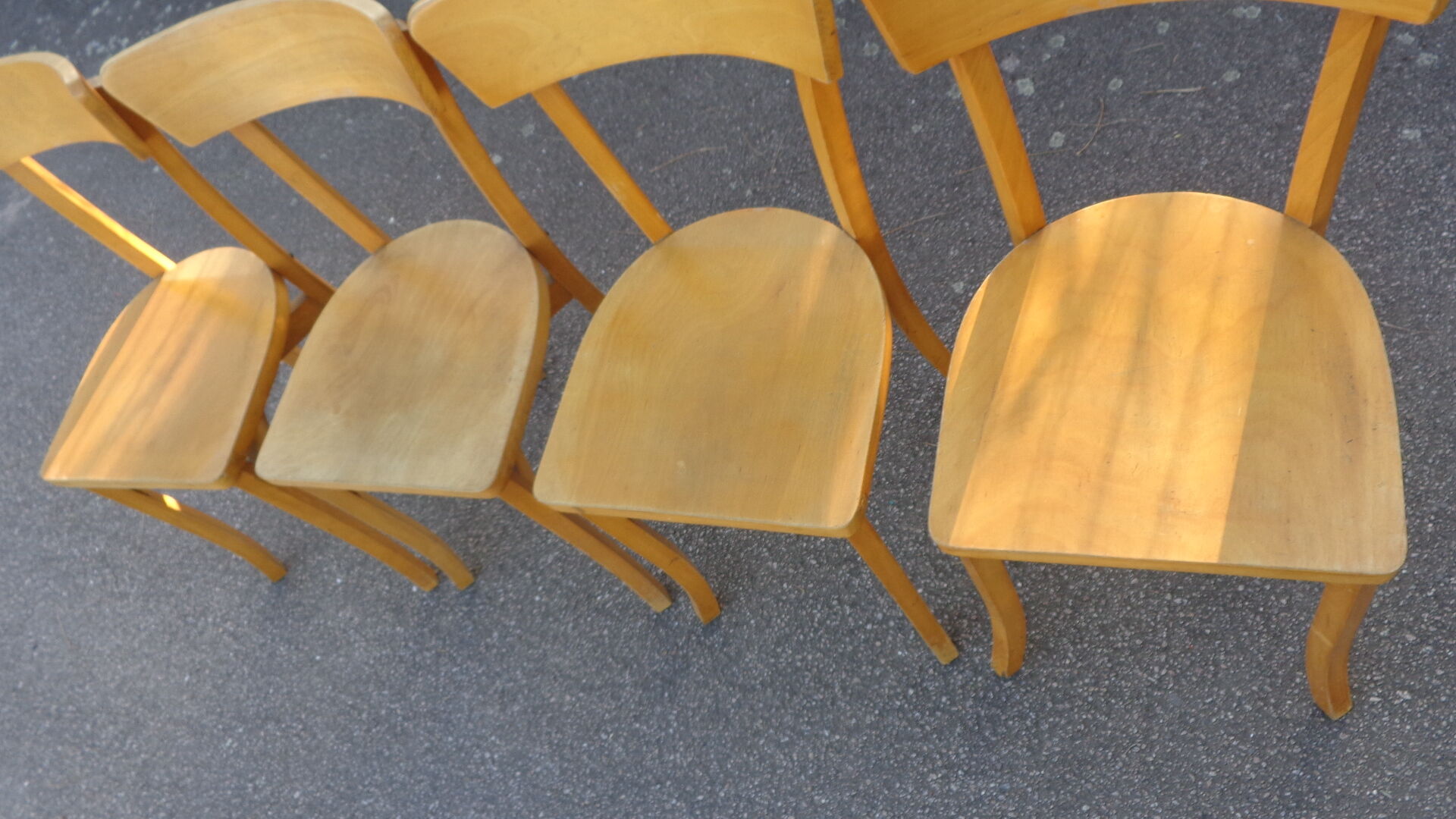Set of 4 Boclerc Rancy S&L bistro chairs