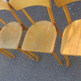 Set of 4 Boclerc Rancy S&L bistro chairs