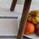 Wooden tripod stool