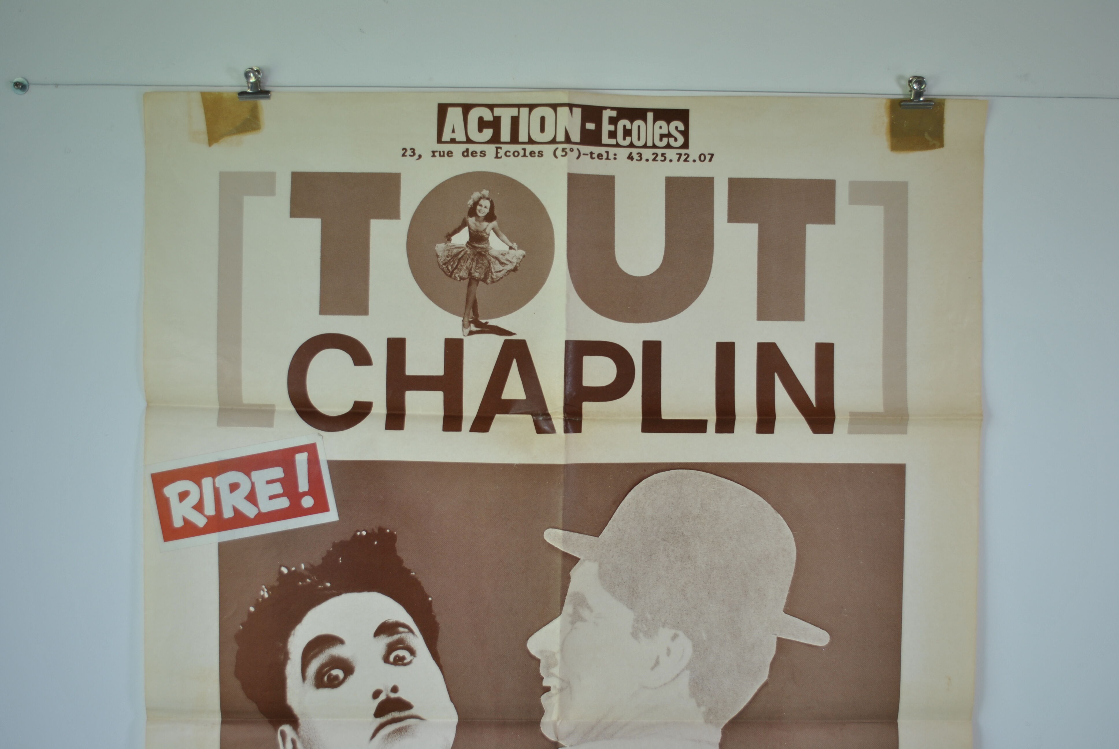 Affiche Tout Chaplin 1987