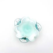 Coupe Studio Glass signée Lubomir Hora Verre Soufflé Polychrome 80s