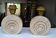 Pair of travertine lamps from the 1970s.