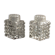 Cut crystal pepper salt shaker - vintage