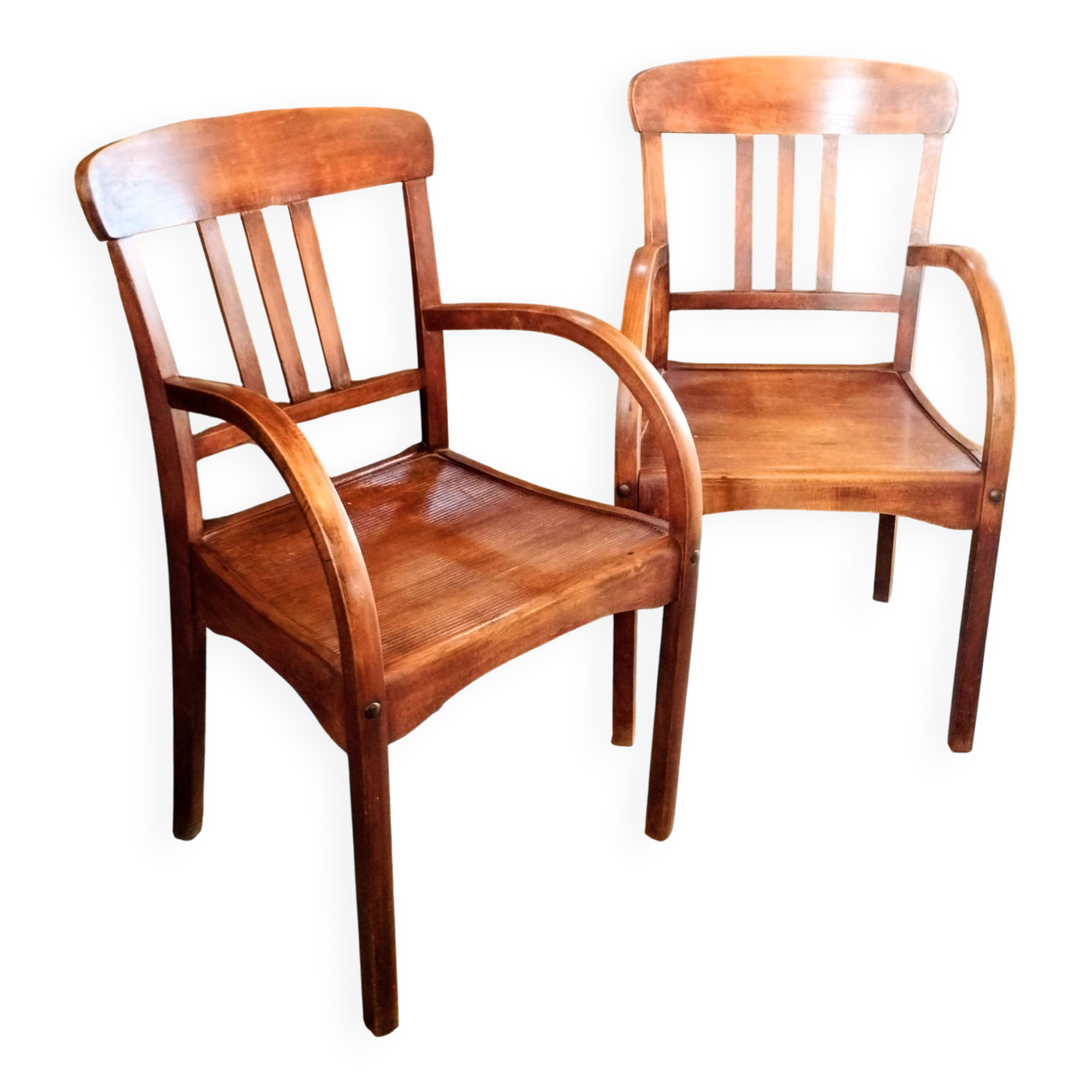 Pair of bistro chairs