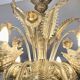 Murano glass chandelier, 6 arms, early 20th century