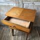 Vintage bedside feet oak compass
