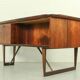 1960s Peter Løvig Nielsen 'Boomerang' Desk Hedensted Møbelfabrik