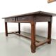 Farmhouse table, solid oak, 20th century.