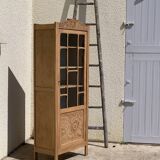 Art deco glass-glazed parisian wardrobe