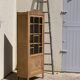 Art deco glass-glazed parisian wardrobe