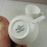 Lot of 2 cups, white Anmut décor, by Villeroy - Boch V-B
