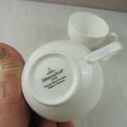 Lot de 2 tasses décor Anmut blanc de Villeroy & Boch V&B