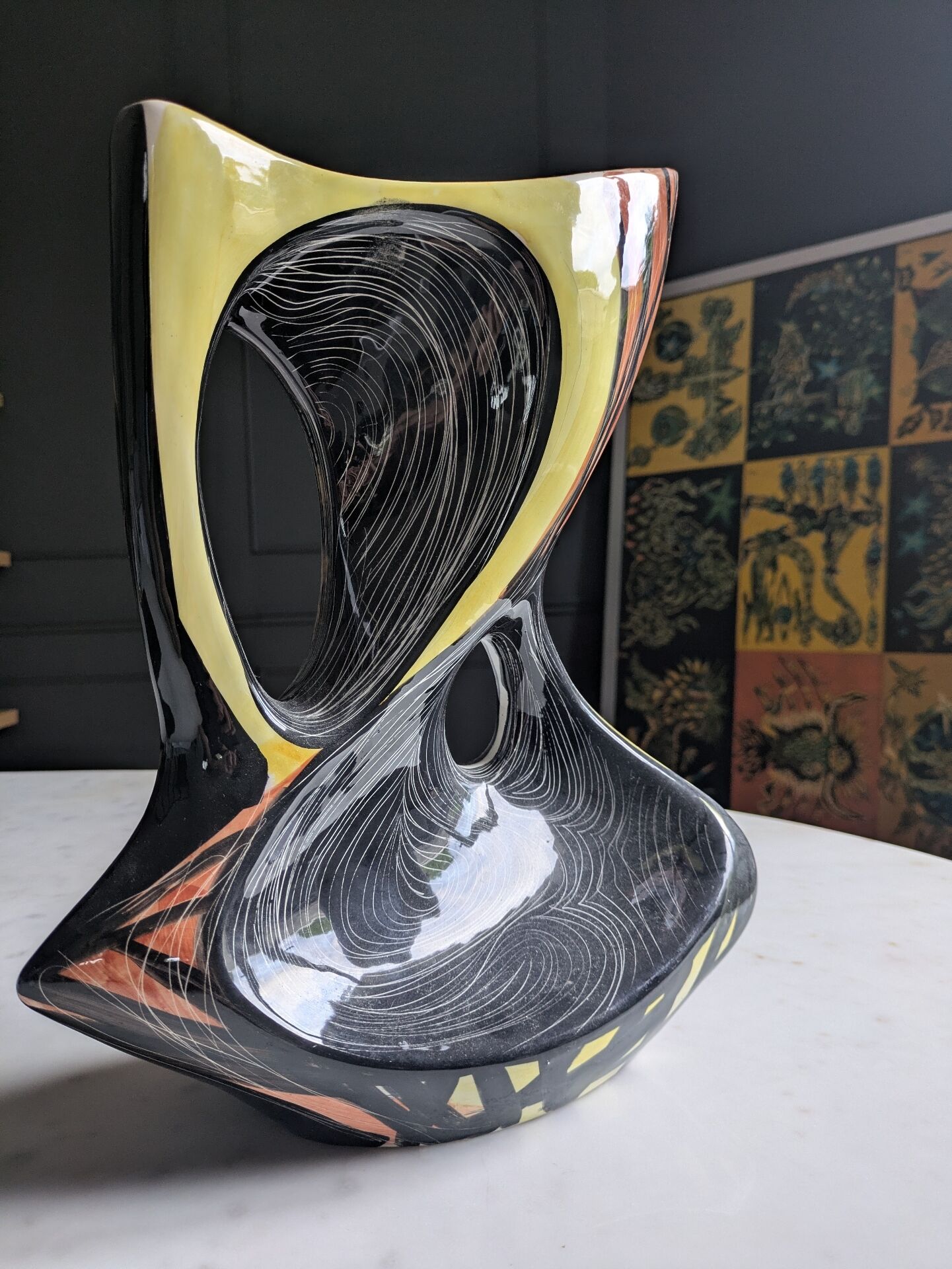 Mid-Century Vase 50s 60s