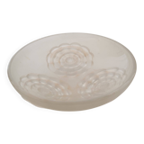 Small polished glass bowl, Art Nouveau period.