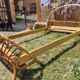 Rattan bed 110x180 cm