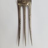 Silver-plated service fork