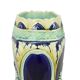 Art Nouveau Barbotine Majolica Vases Jardinière Set of 3