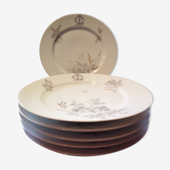 Paris porcelain plates