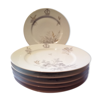 Paris porcelain plates